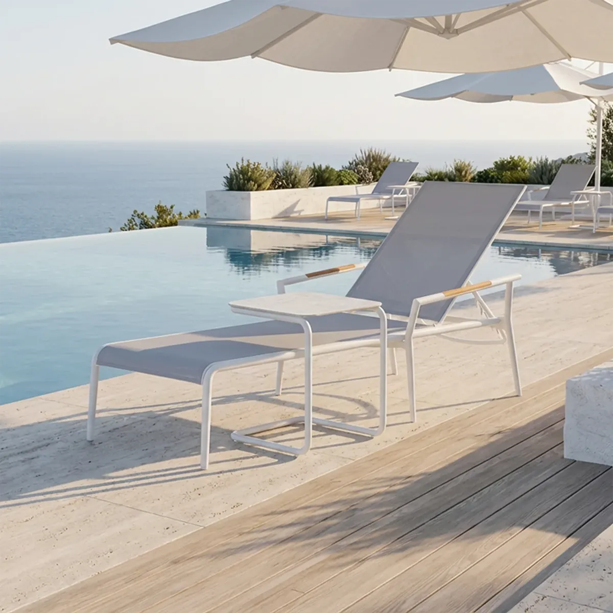 Stolik ogrodowy BREEZE biały