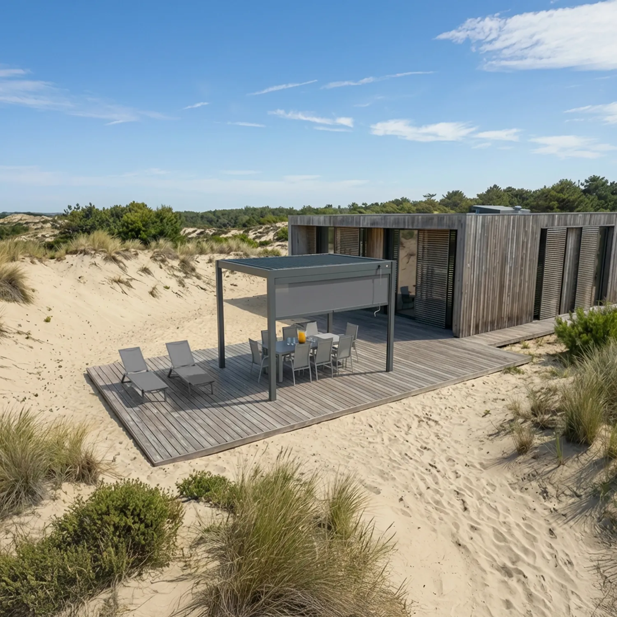 Zadaszenie tarasowe PERARA ECO 3x3m antracyt