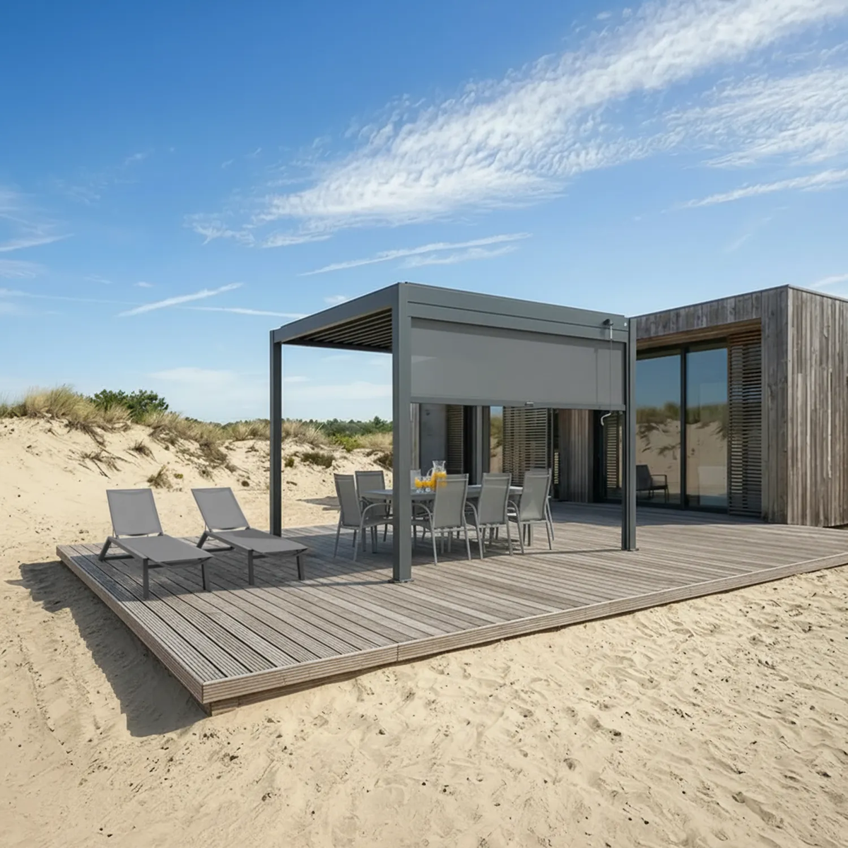 Zadaszenie tarasowe PERARA ECO 3x3m antracyt