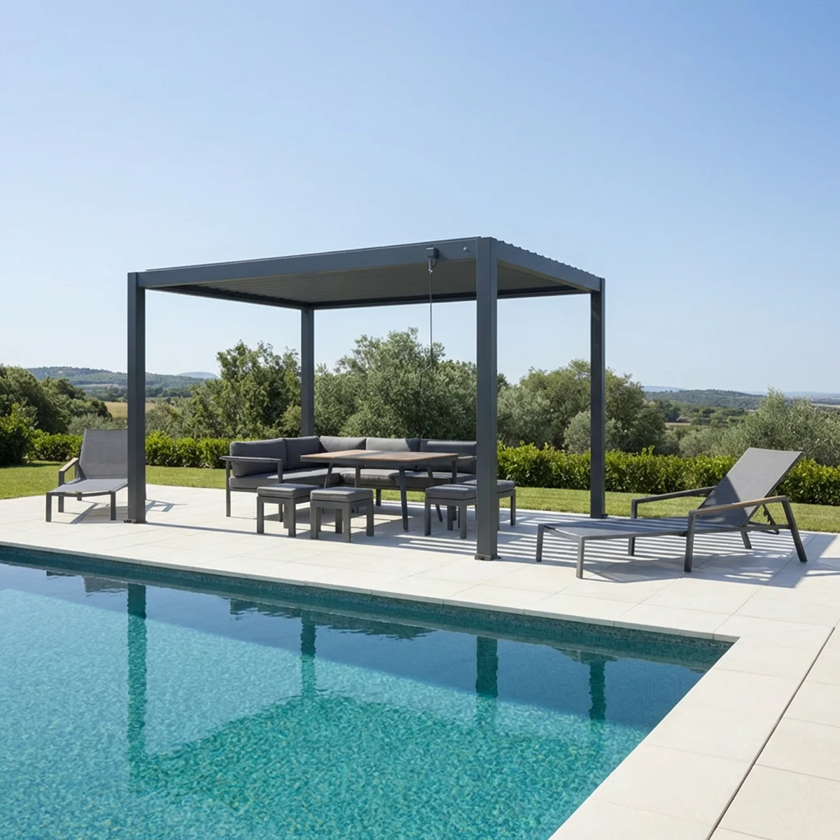 Zadaszenie tarasowe PERARA ECO 3x4m antracyt