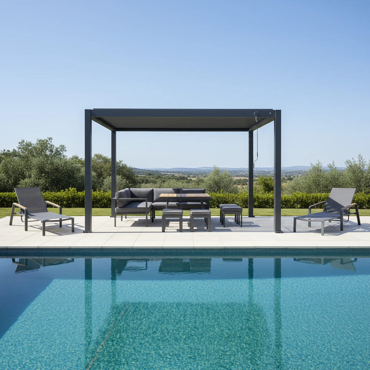 Zadaszenie tarasowe PERARA ECO 3x4m antracyt