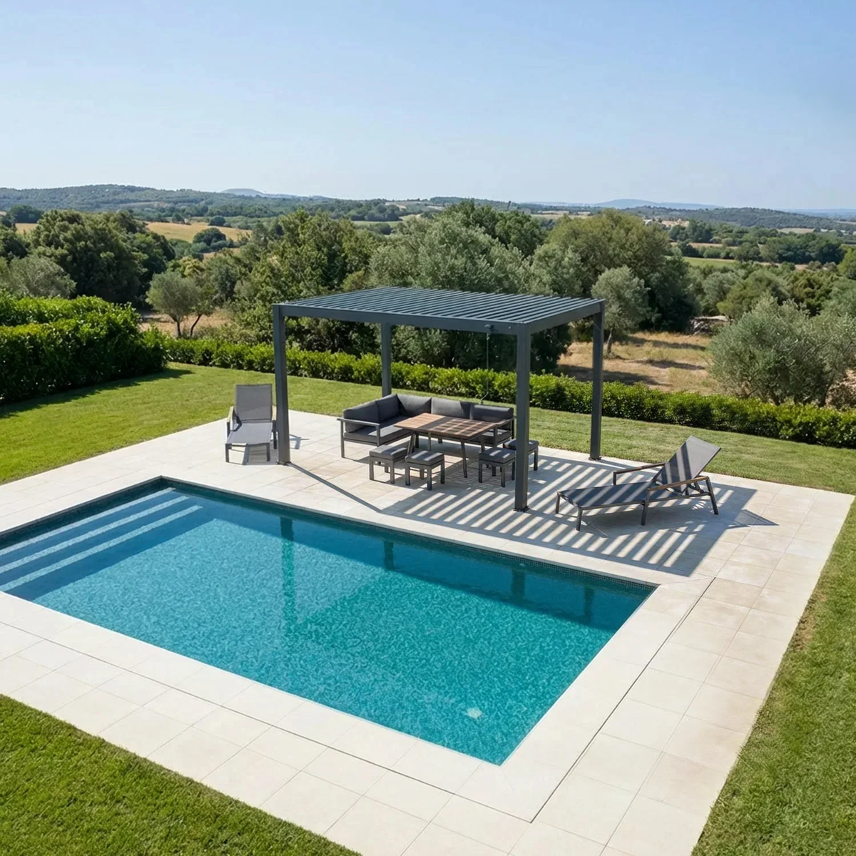 Zadaszenie tarasowe PERARA ECO 3x4m antracyt