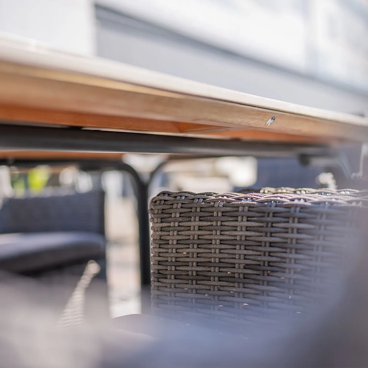 Zestaw jadalniany SIMI - AMANDA szary 1737 OUTLET