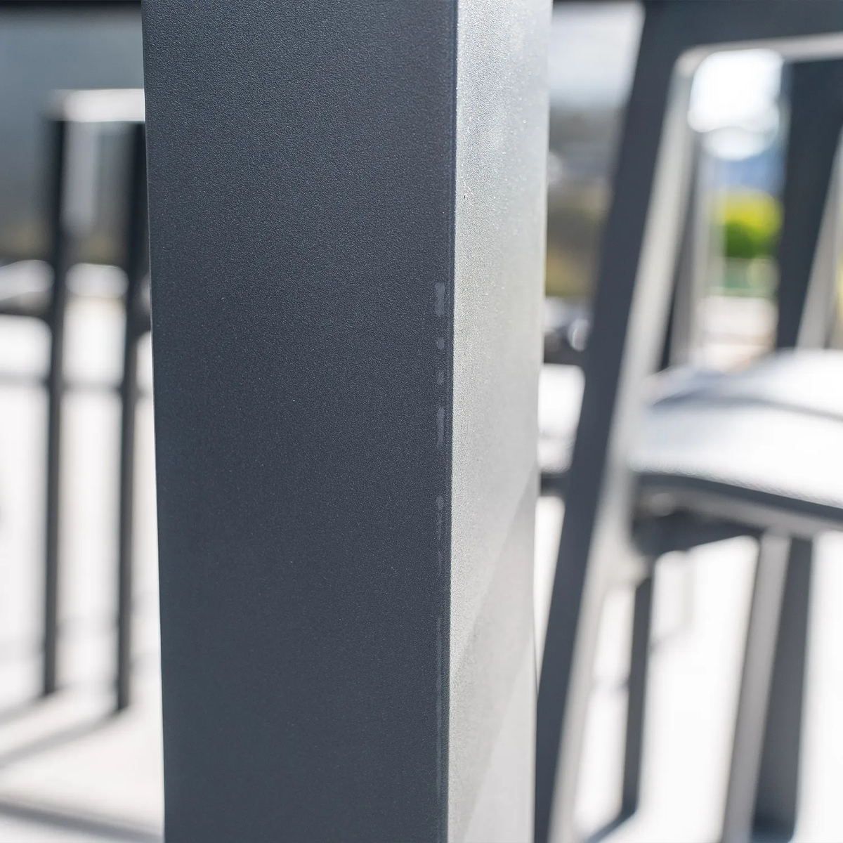 Zestaw jadalniany dla 8 osób OVIEDO/LEON antracyt 1858 OUTLET