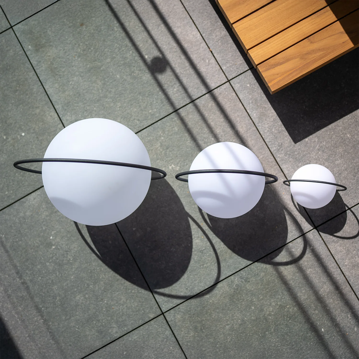 Zestaw lamp ogrodowych Rosie Antracyt 1844 OUTLET