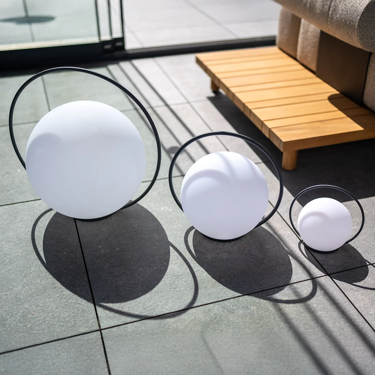 Zestaw lamp ogrodowych Rosie Antracyt 1844 OUTLET