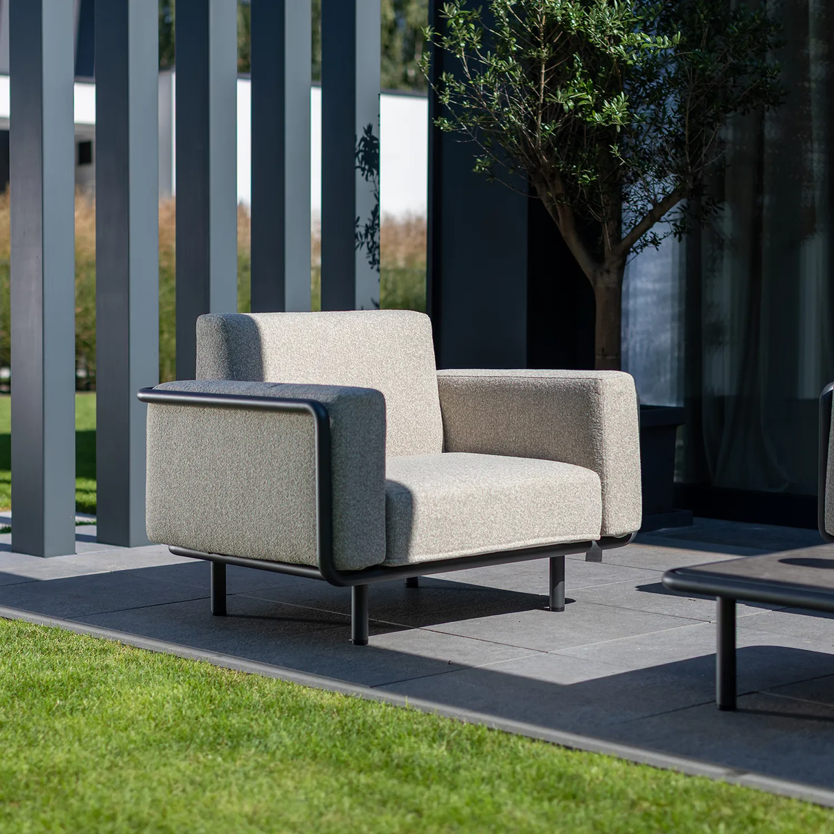 Zestaw mebli ogrodowych AURA Antracyt OUTLET 