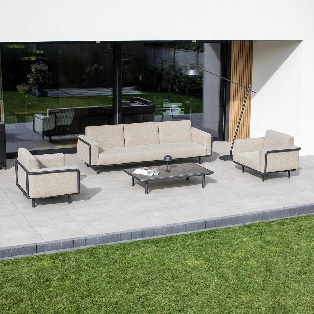 Zestaw mebli ogrodowych AURA II Antracyt