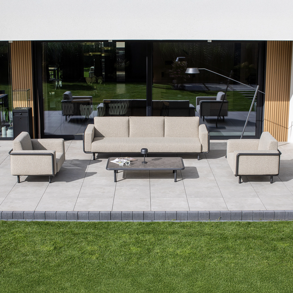 Zestaw mebli ogrodowych AURA II Antracyt