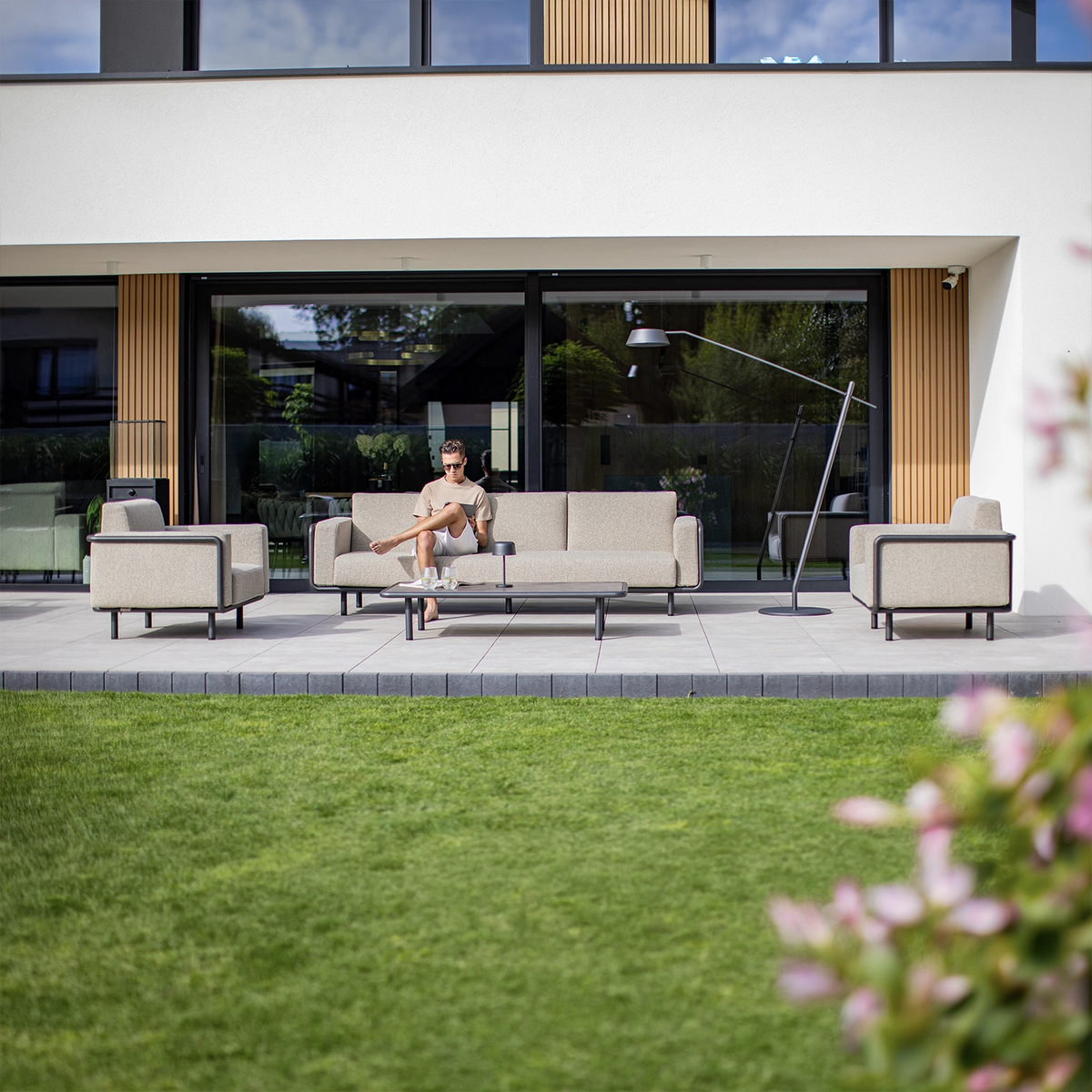 Zestaw mebli ogrodowych AURA II Antracyt