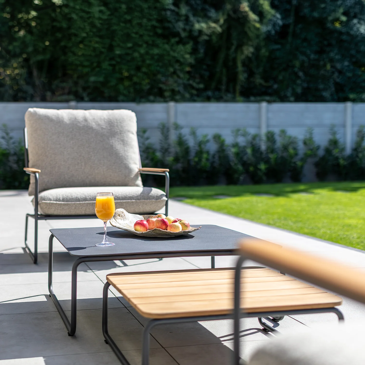Zestaw mebli ogrodowych BLOOM antracyt