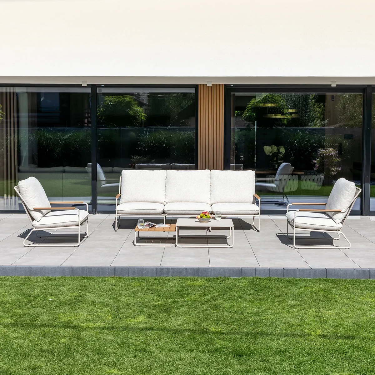 Zestaw mebli ogrodowych BLOOM mokka