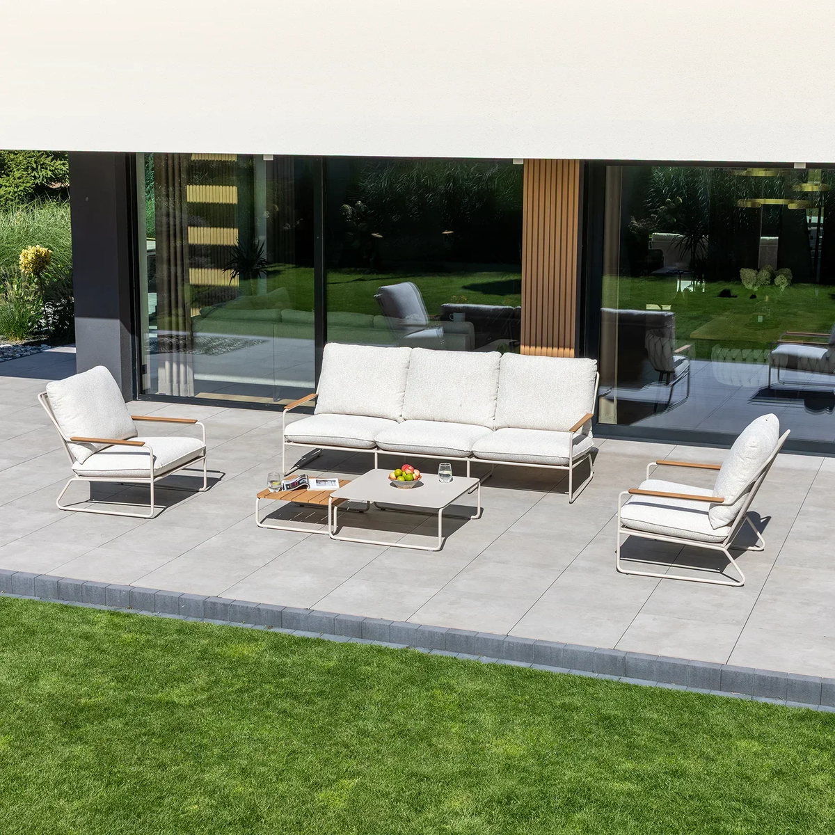 Zestaw mebli ogrodowych BLOOM mokka