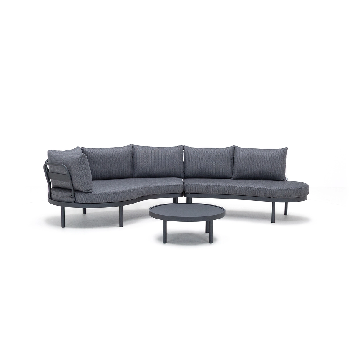 Zestaw mebli ogrodowych CLOUDY antracyt