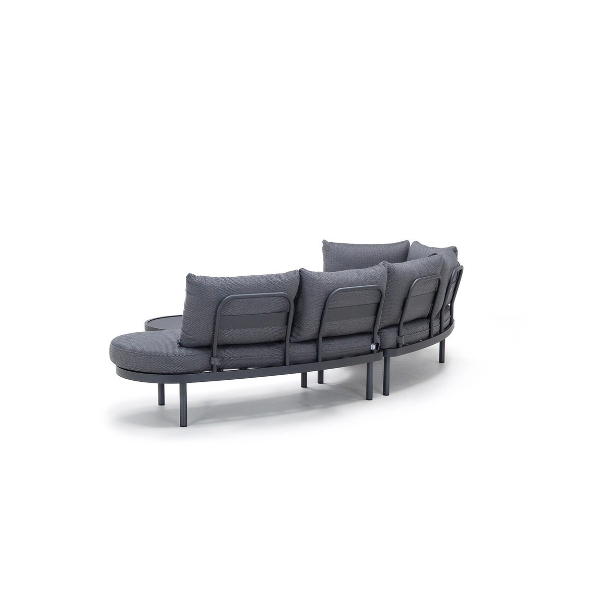 Zestaw mebli ogrodowych CLOUDY antracyt