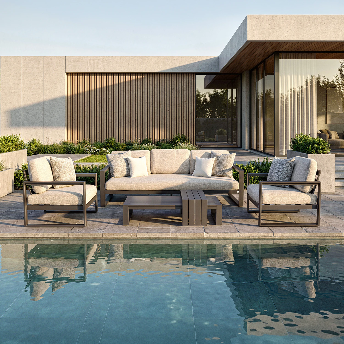 Zestaw mebli ogrodowych COSTA II antracyt