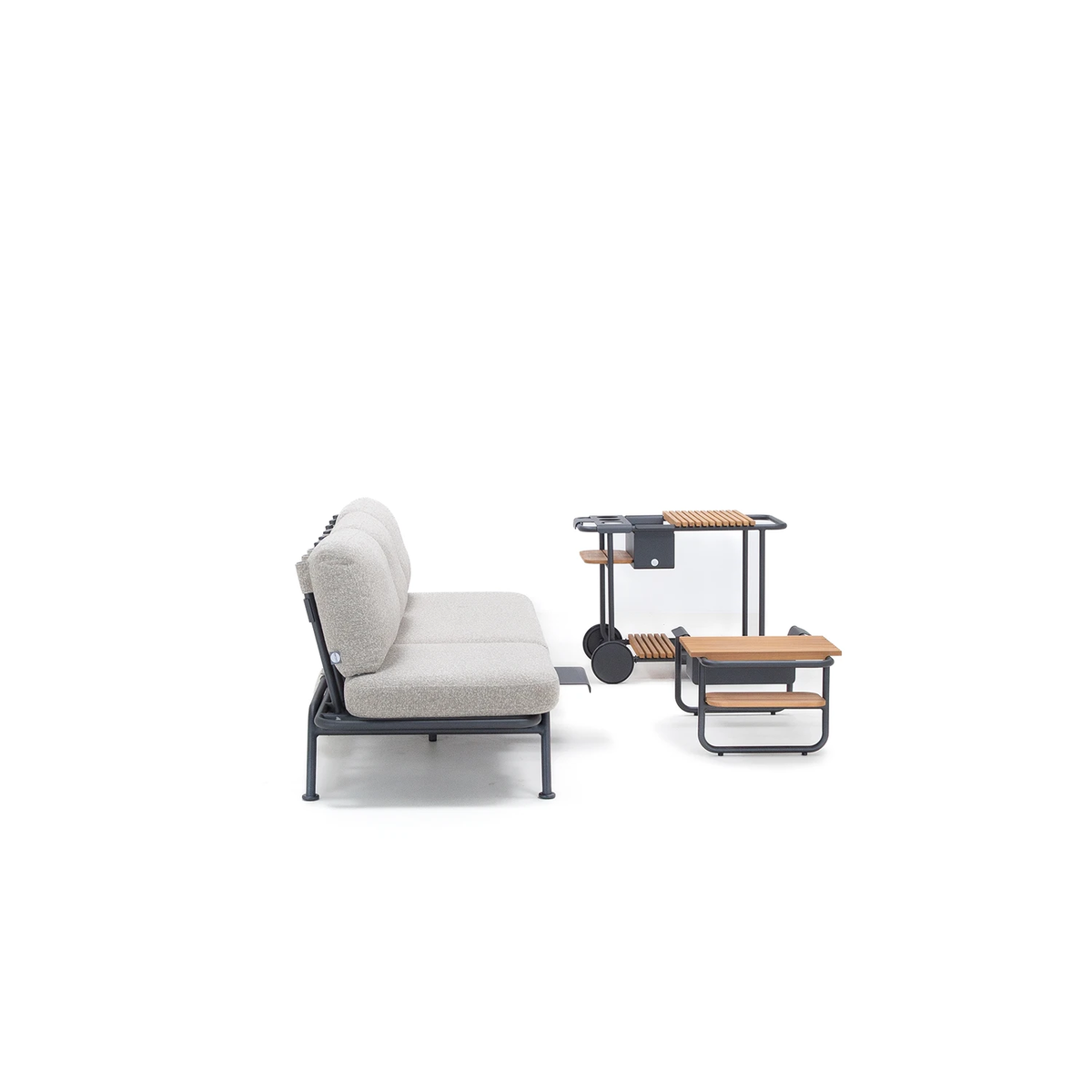 Zestaw mebli ogrodowych SUNSET antracyt