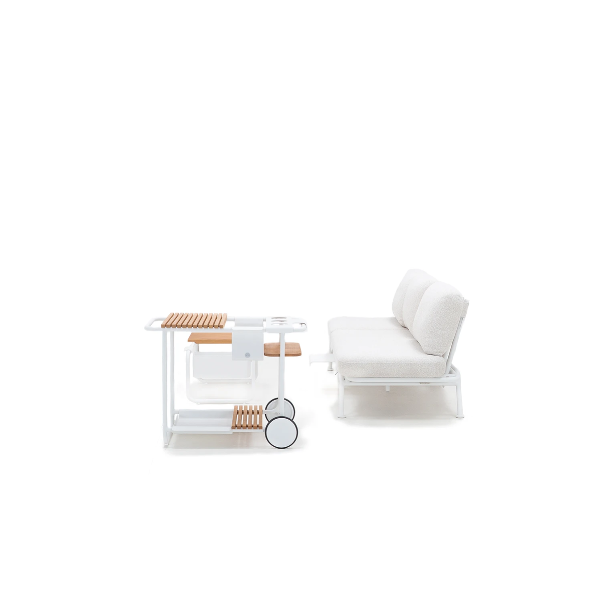 Zestaw mebli ogrodowych SUNSET biały