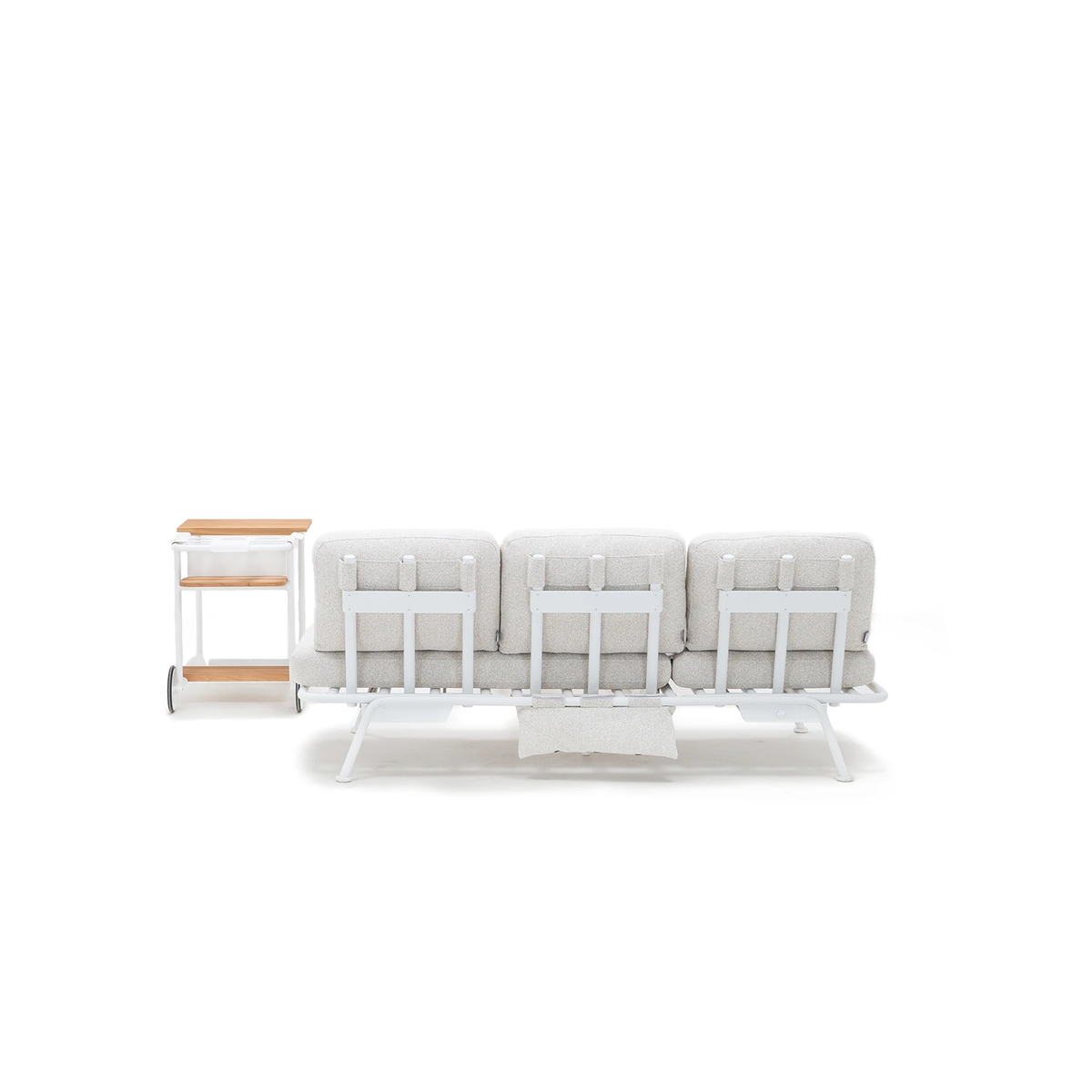 Zestaw mebli ogrodowych SUNSET biały