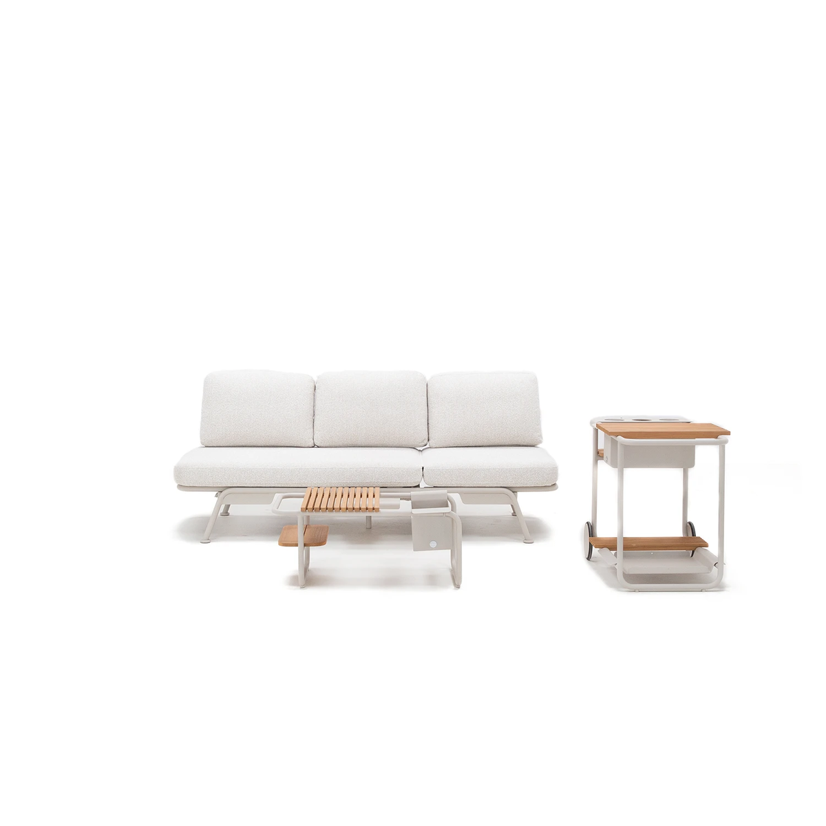 Zestaw mebli ogrodowych SUNSET mokka