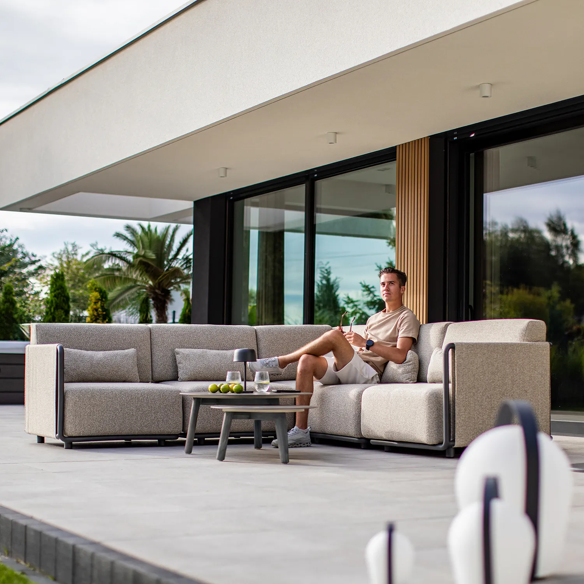 Zestaw mebli ogrodowych ZEN IV Antracyt