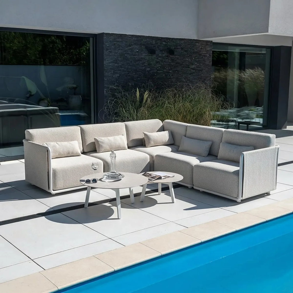 Zestaw mebli ogrodowych ZEN IV Biały