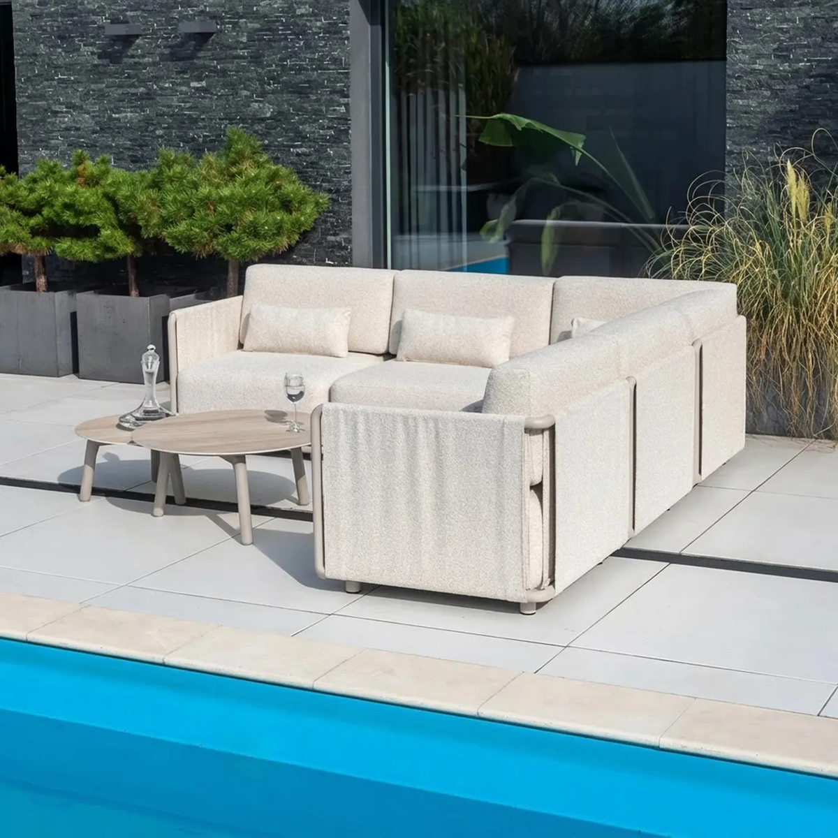 Zestaw mebli ogrodowych ZEN IV Mokka