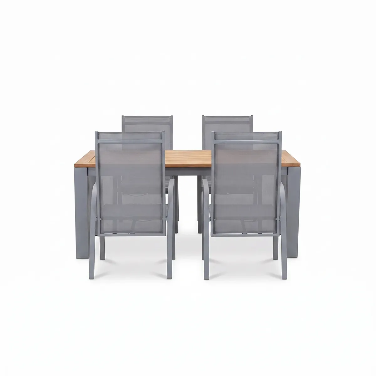 Zestaw ogrodowy MADRIT + ALICANTE teak biały 1070 (1)