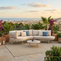 Dywan zewnętrzny Paros 200 x 300 cm piaskowy