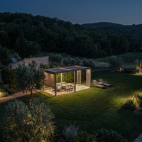 Elektryczna pergola tarasowa PRIME ECO z oświetleniem LED 3x6m