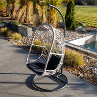 Fotel wiszący do ogrodu NICE biały przecierany 1885 OUTLET