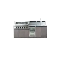 Grill ogrodowy gazowy - kuchnia BBQ VIEJA 6-palnikowa brązowa 1936 OUTLET (1)
