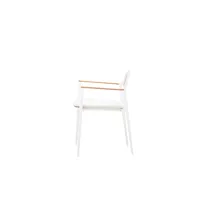 Krzesło ogrodowe PEAK biała