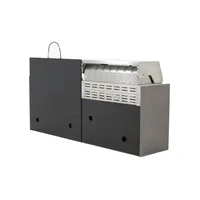 Kuchnia BBQ VIEJA 3-elementowa z lodówką i zlewozmywakiem ciemne drewno 1939 OUTLET