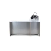 Kuchnia BBQ VIEJA 4-elementowa z lodówką i zlewozmywakiem brązowa 1937 OUTLET