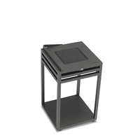 Lampa solarna EMMA antracyt 25x25x40cm