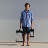 Lampa solarna EMMA antracyt 25x25x40cm