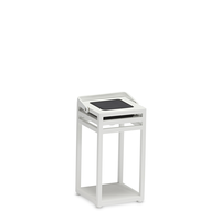 Lampa solarna EMMA biała 15x15x28cm