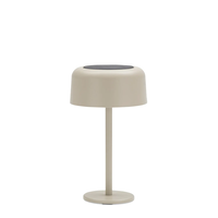 Lampa solarna JAMES mokka ⌀22x38cm