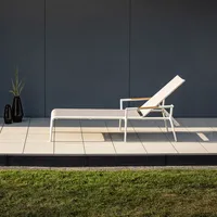 Leżak ogrodowy PETRA mokka