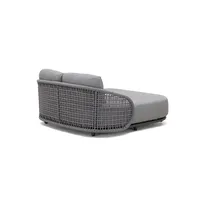 Leżanka dwuosobowa WAVE biała 1959 OUTLET (1)
