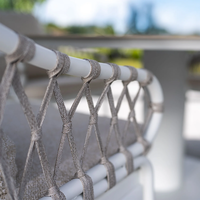 Meble ogrodowe TUBE Ø120cm biały 1792 OUTLET 