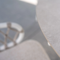 Meble ogrodowe TUBE Ø120cm biały 1792 OUTLET 