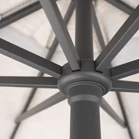 Parasol MAROCCO 4x4m szary + baza 200kg szara 1457 OUTLET (1)