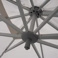 Parasol MONACO 3x3m antracyt + baza 100kg czarna 1455 OUTLET (1)