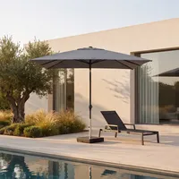 Parasol ogrodowy ​​​​​​ZENITH 2m x 2m mokka (1)