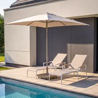 Parasol ogrodowy ​​​​​​ZENITH Ø2m mokka (1)