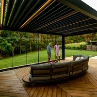 Ścianki szklane przesuwne do zadaszenia GRAND