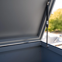 Skrzynia ogrodowa CONTENITORE 100cm szara 1877 OUTLET