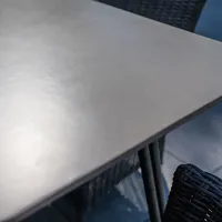 Stół SIMI 180cm stone + 6x fotel AMANDA szary 1735 OUTLET